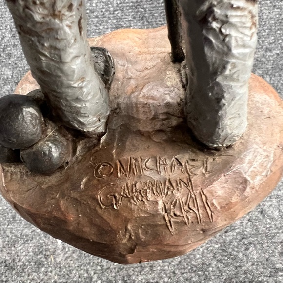 Cannoneer Confederate Soldier a Hand Painted sculpture by Michael Garmin 1991 - Picture 8 of 15